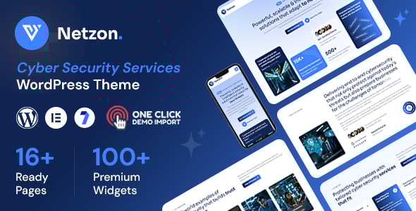 Netzon - Cyber Security Services WordPress Theme Netzon - Cyber Security Services WordPress Theme
