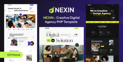 Nexin - Digital Agency PHP Template