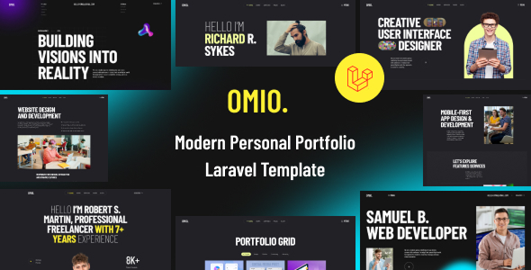 Omio - Modern Personal Portfolio Laravel Template Omio - Modern Personal Portfolio Laravel Template