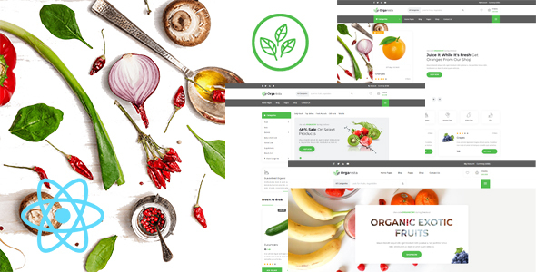 Organista - Organic Food React Template Organista - Organic Food React Template