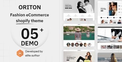 Oriton - Creative Fashion & Lifestyle eCommerce Shopify Theme