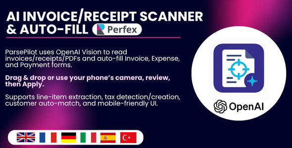 ParsePilot - Lightning OCR & Auto-Fill Toolkit for Perfex CRM ParsePilot - Lightning OCR & Auto-Fill Toolkit for Perfex CRM