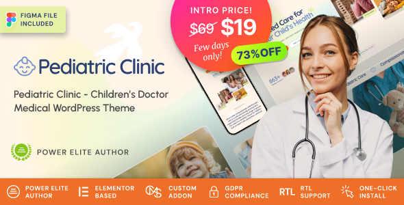 Pediatric Clinic - Children’s & Family Doctor Medical WordPress Theme Pediatric Clinic - Children’s & Family Doctor Medical WordPress Theme