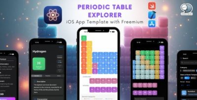 Periodic Table Explorer - iOS App Template with Freemium Monetization
