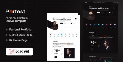 Pertest - Personal Portfolio Laravel Template