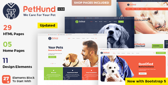 Pet Hund - Animals Shop & Veterinary HTML Template Pet Hund - Animals Shop & Veterinary HTML Template