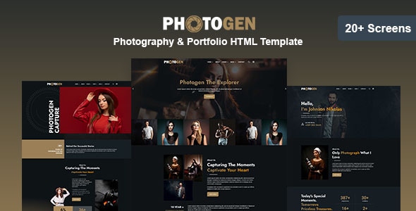 Photogen - Photography & Portfolio HTML Template Photogen - Photography & Portfolio HTML Template
