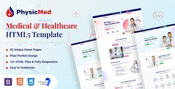 Physicmed - Health & Medical care HTML5 Template Physicmed - Health & Medical care HTML5 Template
