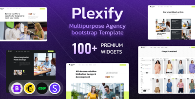 Plexify - Creative Agency Portfolio Bootstrap HTML Template