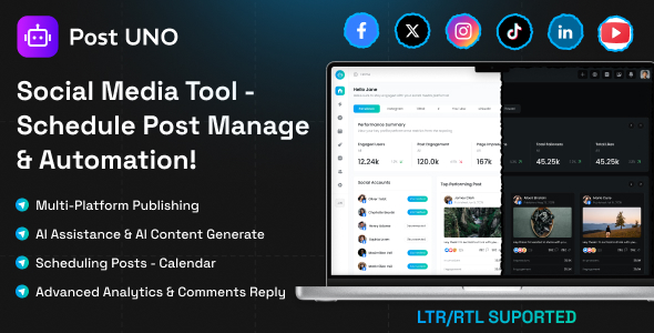 PostUno - Smart Social Media Campaign & Calendar Planner with AI Automation PostUno - Smart Social Media Campaign & Calendar Planner with AI Automation