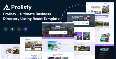 Prolisty - Ultimate Business Directory Listing React Template