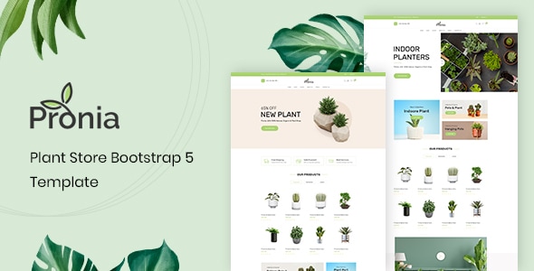 Pronia - Plant Store Bootstrap 5 Template Pronia - Plant Store Bootstrap 5 Template