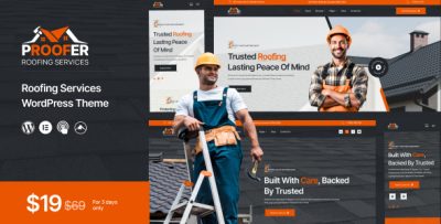 Proofer - Roofing Services WordPress Theme