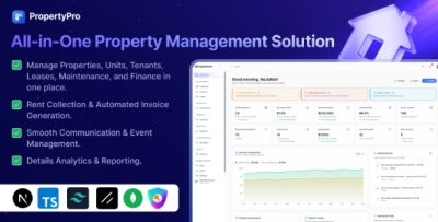 PropertyPro - Property & Tenant Management Software | Next.js, MongoDB