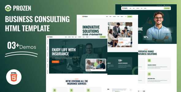 Prozen- Business Consulting Html Template Prozen- Business Consulting Html Template