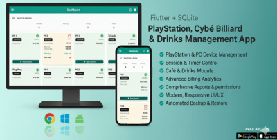 PS Lounge - PlayStation & Games Café Management App