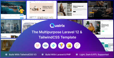 Qualrix - The Multipurpose Laravel 12 Template