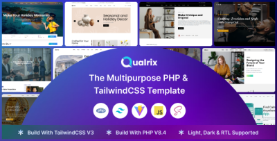 Qualrix - The Multipurpose PHP Template