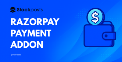 Razorpay Payment Gateway module for Stackposts
