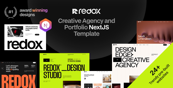 Redox - Creative Agency and Portfolio React Next JS Template Redox - Creative Agency and Portfolio React Next JS Template