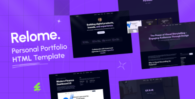 Relome - Personal Portfolio HTML Template