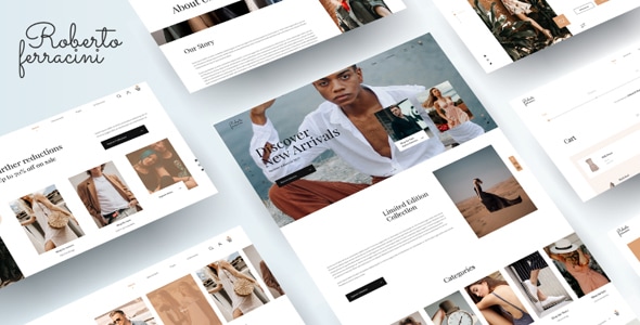 Roberto Ferracini - Fashion and Clothing Shop Template Roberto Ferracini - Fashion and Clothing Shop Template