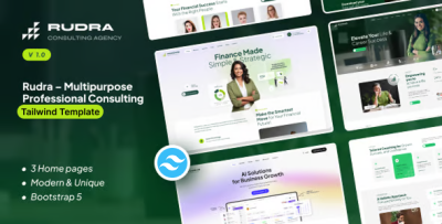 Rudra - Business Consulting Tailwind CSS Template