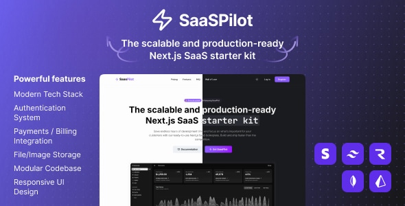 SaasPilot - Next.js SaaS starter kit SaasPilot - Next.js SaaS starter kit