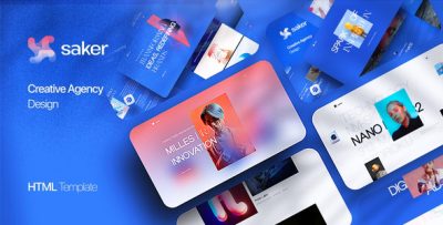 Saker - Creative Ajax Portfolio HTML Template