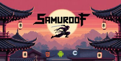 Samuroof - Roof Jump Arcade (HTML5 & Android) in Construct 3 Game