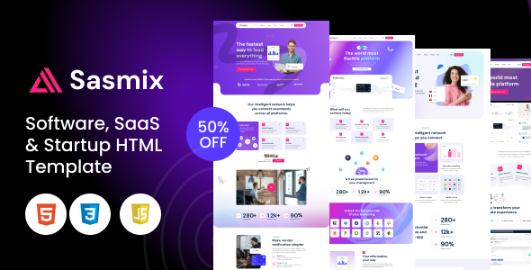 Sasmix - Saas & Startup HTML Template Sasmix - Saas & Startup HTML Template