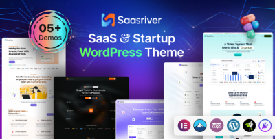 SassRiver - SaaS & Tech Startup WordPress Theme