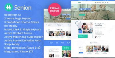 Senion - Senior Care HTML Template