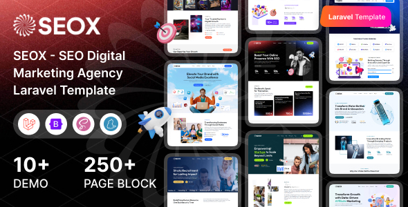 SEOX - SEO & Digital Marketing Agency Laravel 12 Template SEOX - SEO & Digital Marketing Agency Laravel 12 Template