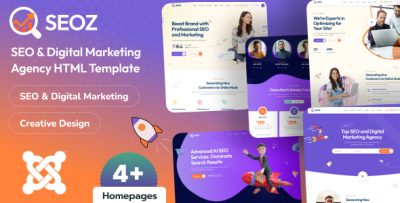SEOZ - SEO & Digital Marketing Agency Joomla 6 Template