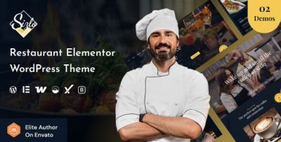 Sizlo - Restaurant Elementor WordPress Theme