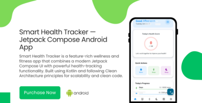Smart Health Tracker - Jetpack Compose Android App