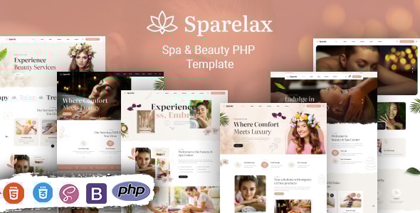 Sparelax - Spa & Beauty PHP Template Sparelax - Spa & Beauty PHP Template