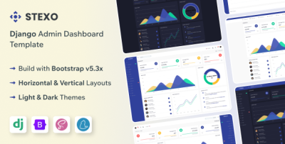 Stexo - Django Admin & Dashboard Template