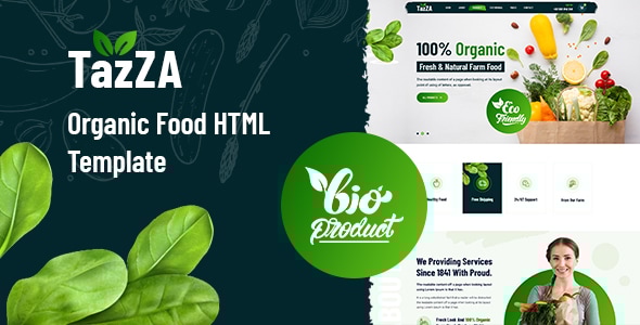TazZA - Organic Food HTML5 Template TazZA - Organic Food HTML5 Template