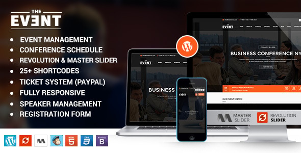 TheEvent - Event Management and Conference WordPress Theme TheEvent - Event Management and Conference WordPress Theme