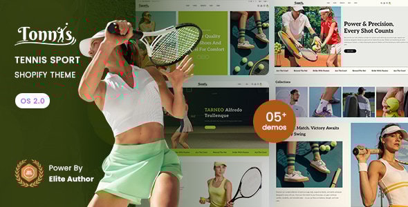 Tonnis - Tennis Sport Store Shopify 2.0 Theme Tonnis - Tennis Sport Store Shopify 2.0 Theme