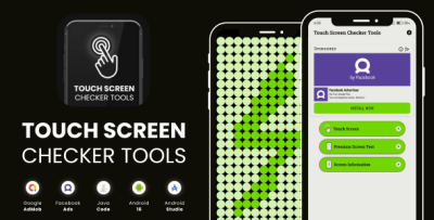 Touch Screen Checker Tools with AdMob Facebook Ads Android