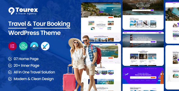 Tourex - Tour & Travel Booking WordPress Theme Tourex - Tour & Travel Booking WordPress Theme