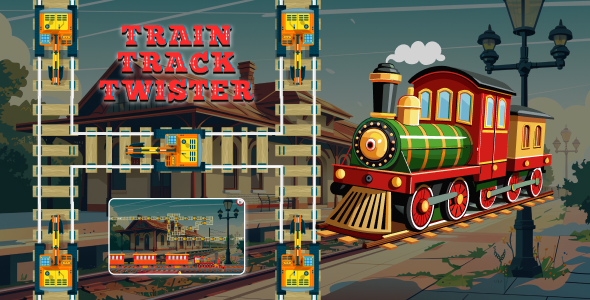 Train Track Twister - HTML5 Game with AdMob Train Track Twister - HTML5 Game with AdMob