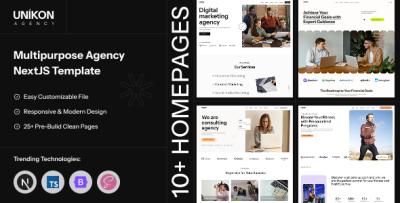 Unikon - Multipurpose Agency NextJS Template