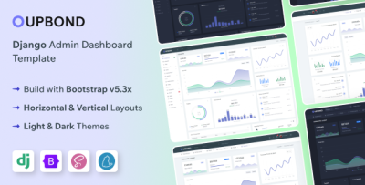 Upbond - Django Admin & Dashboard Template