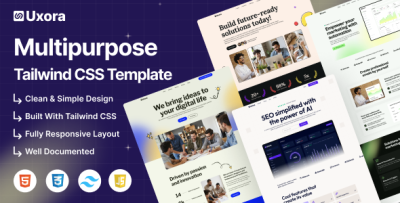 Uxora - Software, SaaS & Startup TailwindTemplate