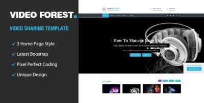 Video Forest - HTML Template