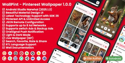 WallPint - Pinterest Wallpaper App - Pinterest API